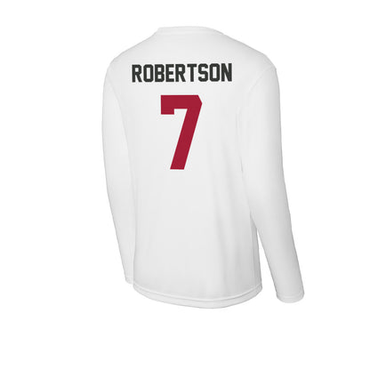 Arkansas - NCAA Women's Volleyball : Kayla Robertson - Activewear Long Sleeve T-Shirt-1