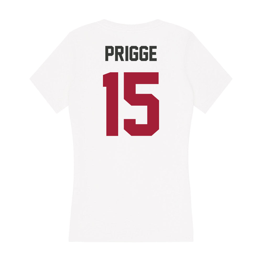 Arkansas - NCAA Softball : Spencer Prigge - Women's V-Neck T-Shirt-1