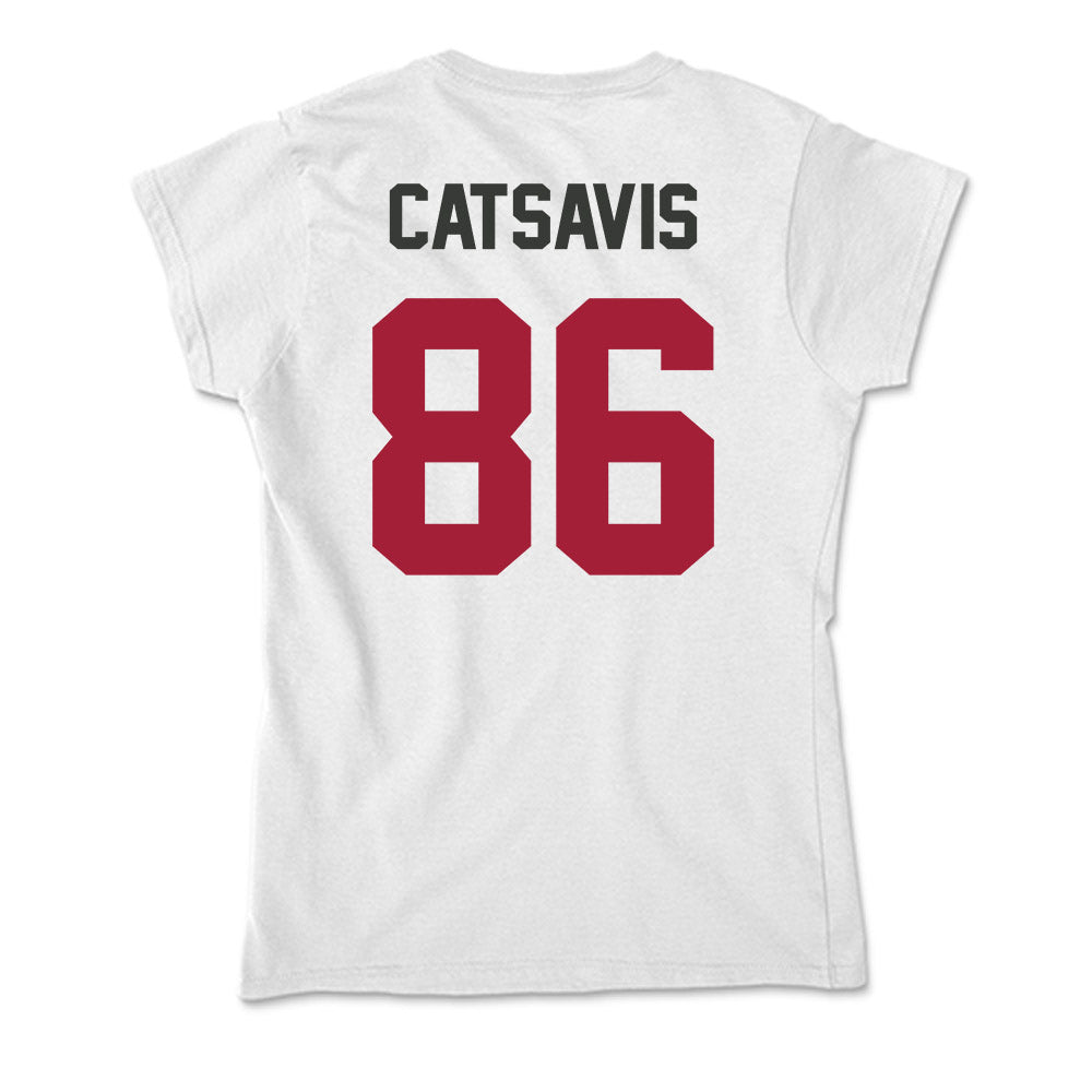 Arkansas - NCAA Football : Walker Catsavis - Soft Style Women’s T-Shirt-1