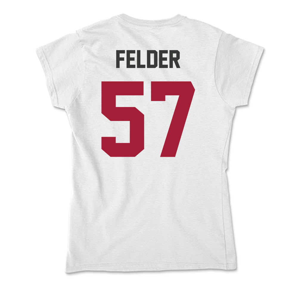 Arkansas - NCAA Baseball : Ross Felder - Soft Style Women’s T-Shirt-1