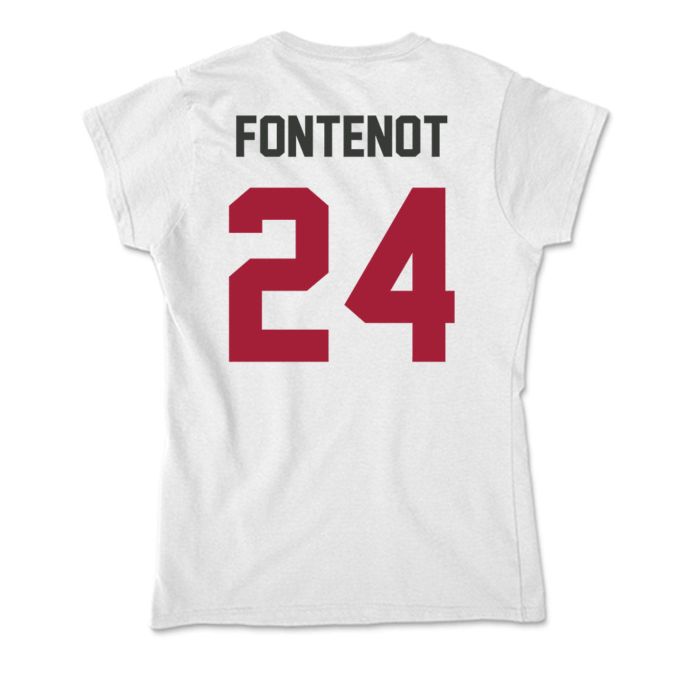 Arkansas - NCAA Softball : Nyjah Fontenot - Soft Style Women’s T-Shirt-1