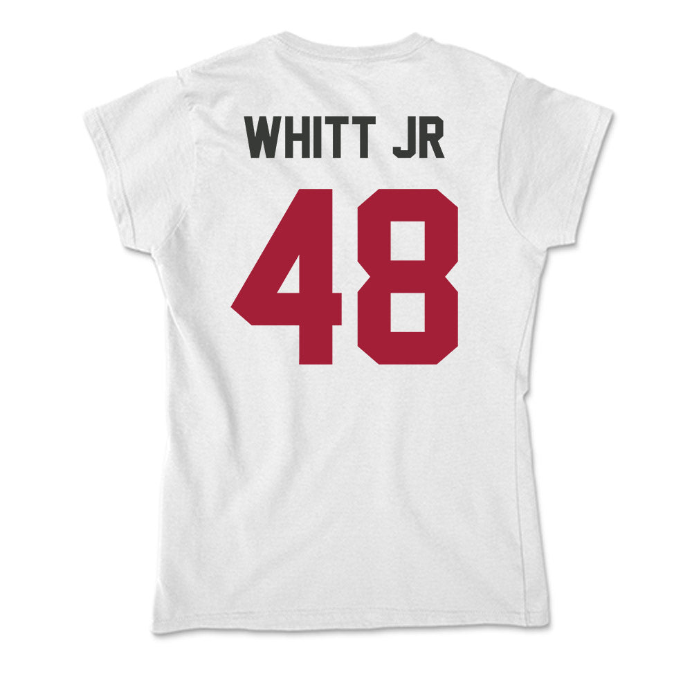 Arkansas - NCAA Football : Joseph Whitt Jr - Soft Style Women’s T-Shirt-1