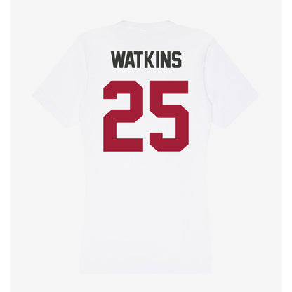 Arkansas - NCAA Men's Basketball : Kareem Watkins - Women's V-Neck T-Shirt-1