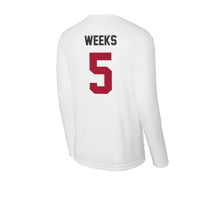 Arkansas - NCAA Women's Volleyball : Kylie Weeks - Activewear Long Sleeve T-Shirt