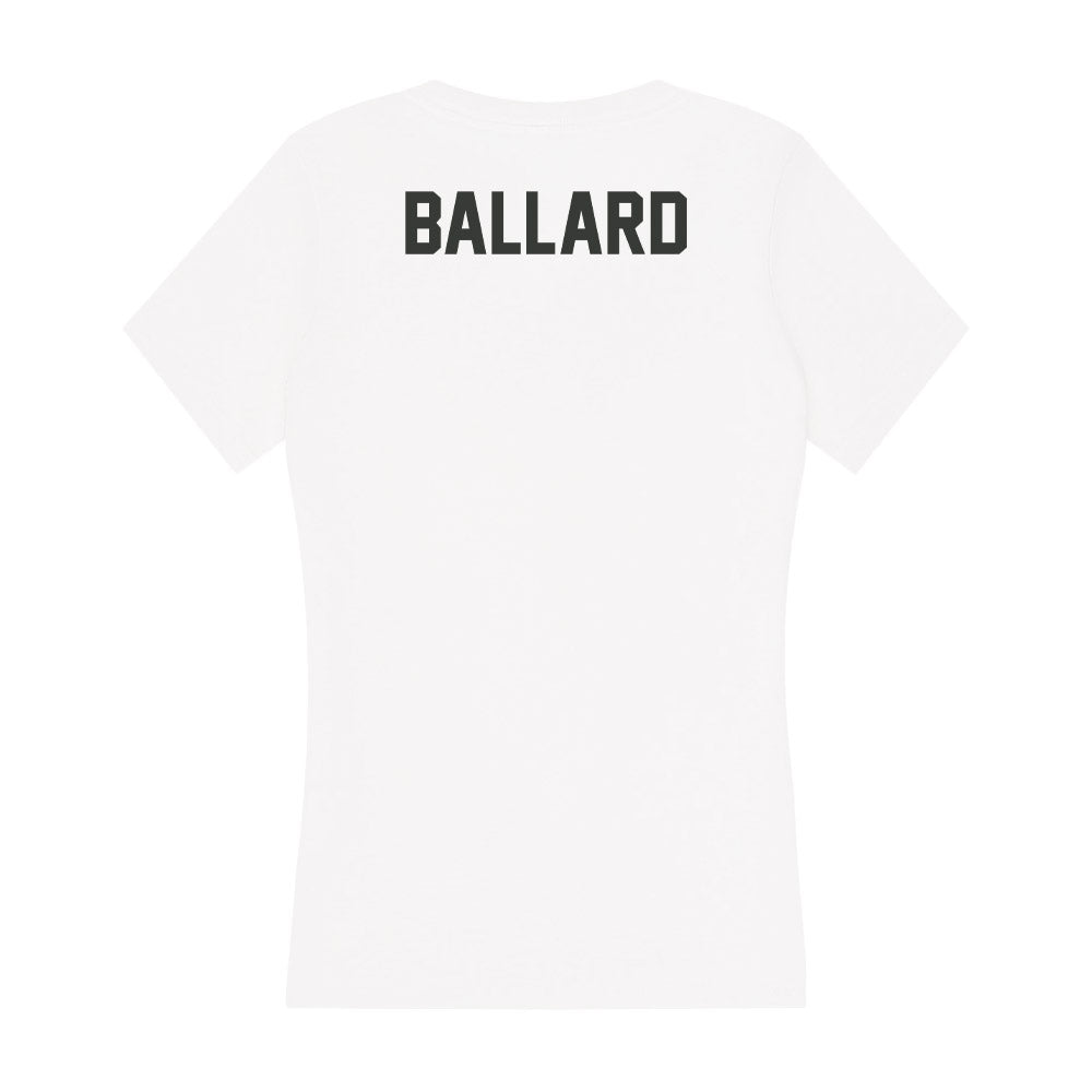 Arkansas - NCAA Women's Track & Field : Simone Ballard - Women's V-Neck T-Shirt-1