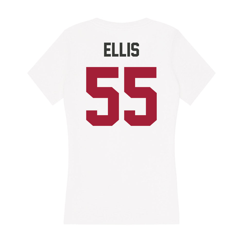 Arkansas - NCAA Women's Basketball : Emrie Ellis - Women's V-Neck T-Shirt-1