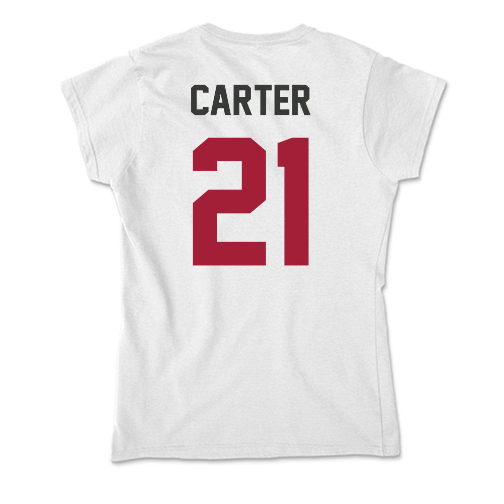 Arkansas - NCAA Softball : Ava Carter - Soft Style Women’s T-Shirt-1