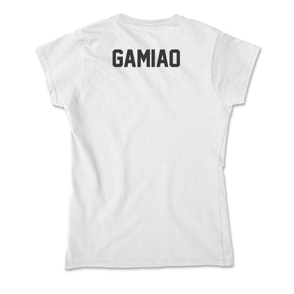 Arkansas - NCAA Women's Gymnastics : Kalyxta Gamiao - Soft Style Women’s T-Shirt-1