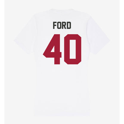 Arkansas - NCAA Football : Blake Ford - Women's V-Neck T-Shirt-1