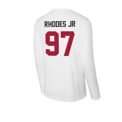 Arkansas - NCAA Football : Quincy Rhodes Jr - Activewear Long Sleeve T-Shirt-1