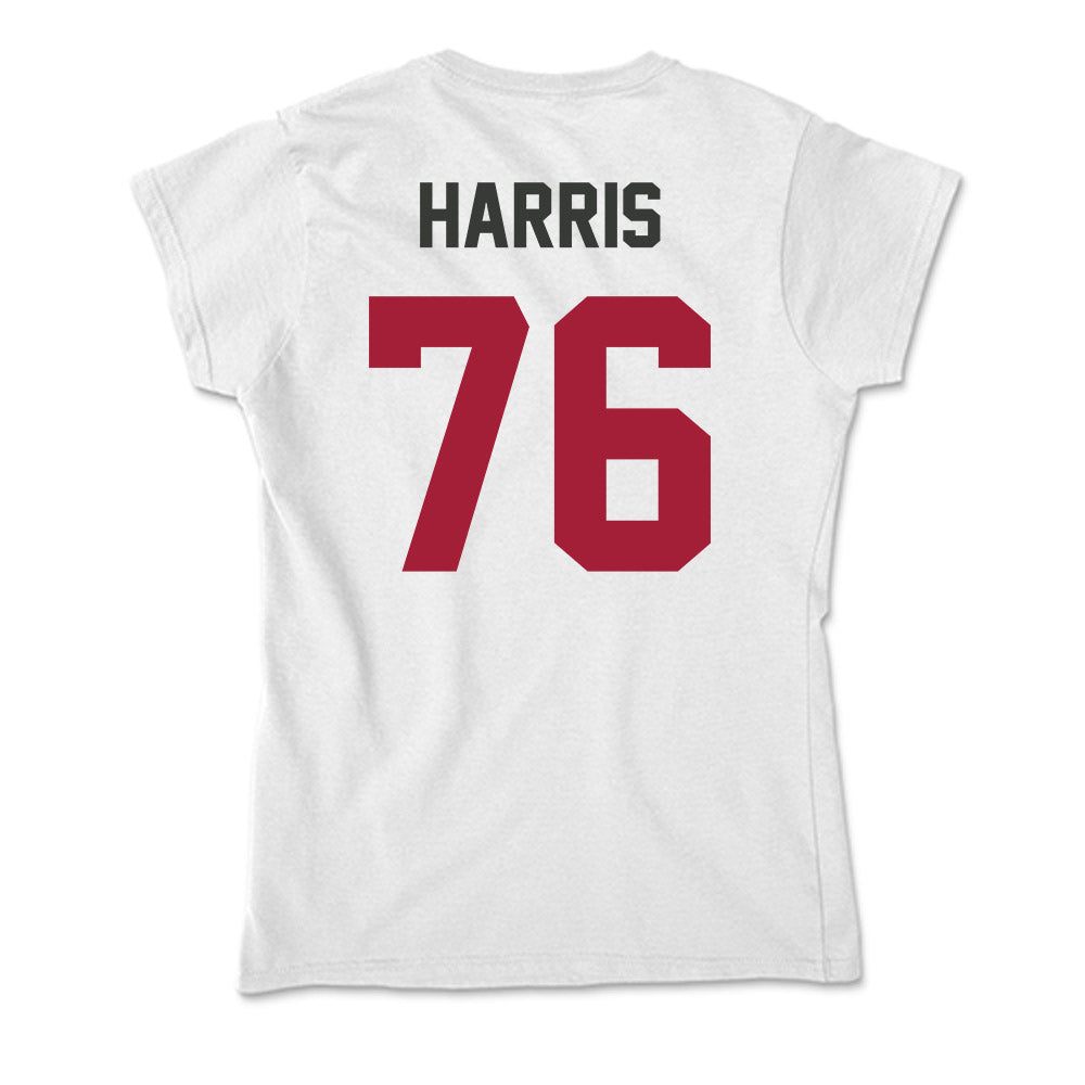 Arkansas - NCAA Football : E'Marion Harris - Soft Style Women’s T-Shirt-1