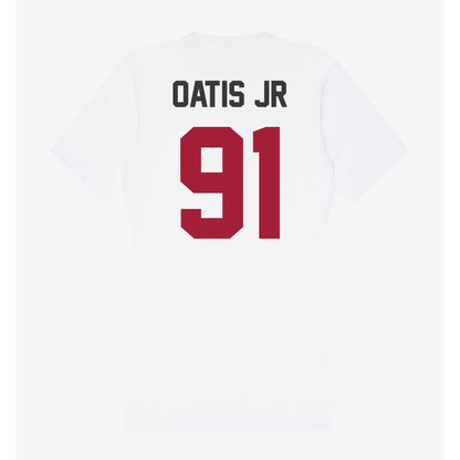 Arkansas - NCAA Football : Kevin Oatis jr - Women's V-Neck T-Shirt-1