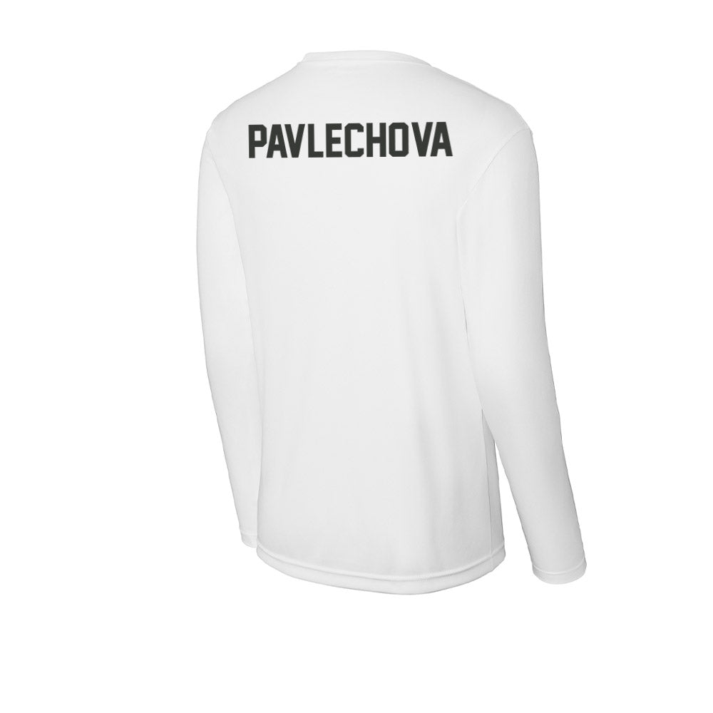 Arkansas - NCAA Women's Tennis : Katarina Pavlechova - Activewear Long Sleeve T-Shirt-1