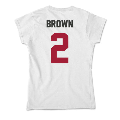 Arkansas - NCAA Men's Basketball : Amere Brown - Soft Style Women’s T-Shirt-1