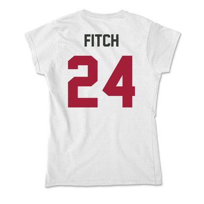 Arkansas - NCAA Women's Soccer : Vanessa Fitch - Soft Style Women’s T-Shirt-1