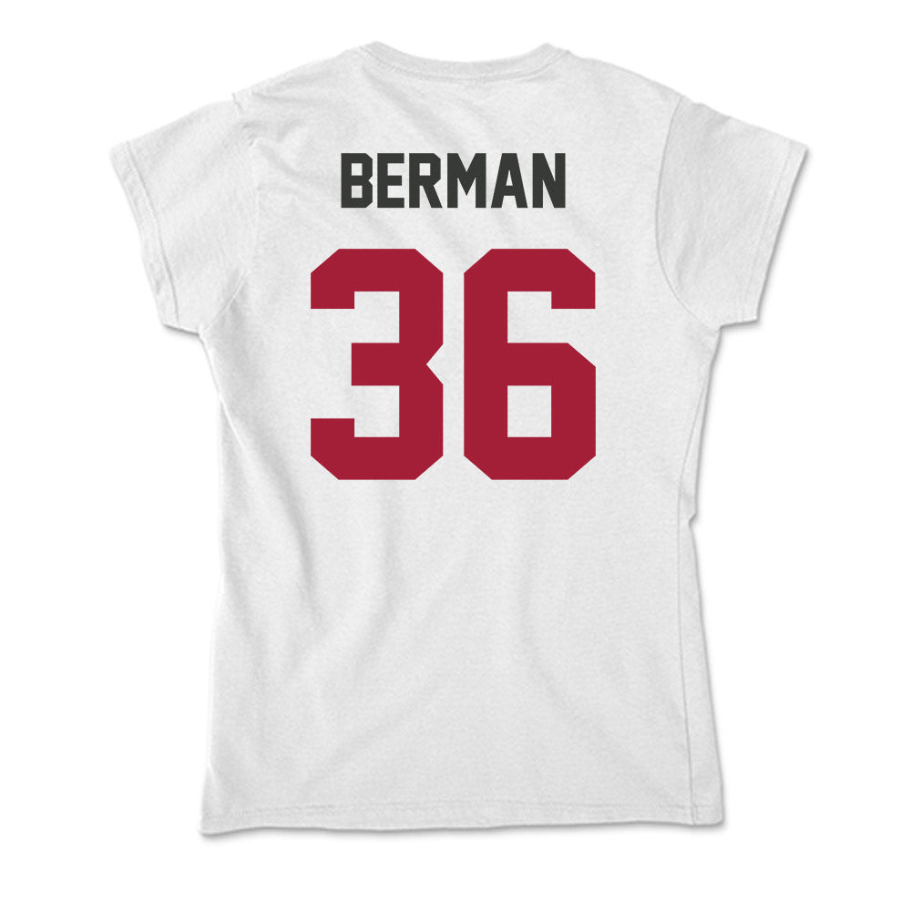 Arkansas - NCAA Women's Soccer : Taylor Berman - Soft Style Women’s T-Shirt-1