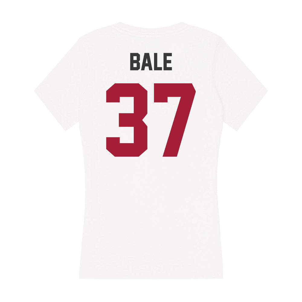 Arkansas - NCAA Football : Devin Bale - Women's V-Neck T-Shirt-1