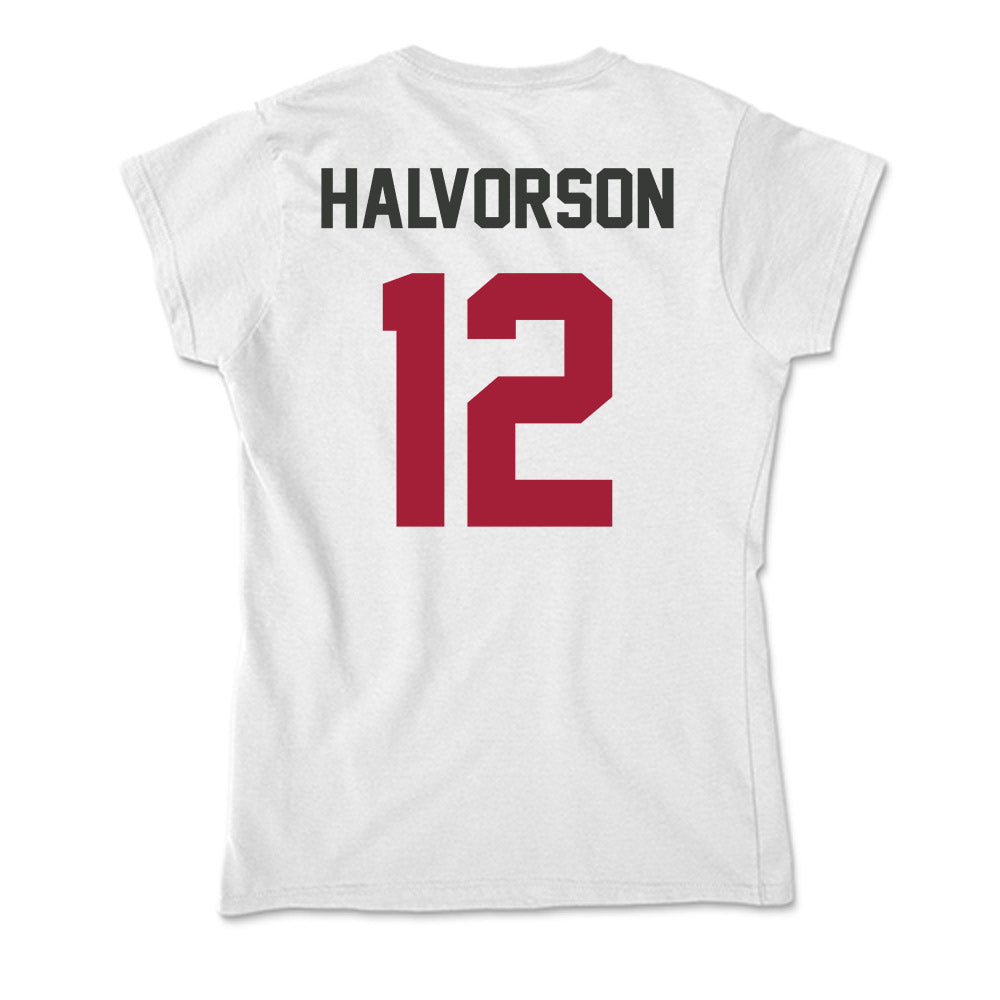 Arkansas - NCAA Softball : Cylie Halvorson - Soft Style Women’s T-Shirt-1