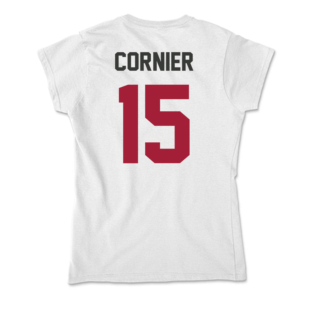 Arkansas - NCAA Women's Volleyball : Gaby Cornier - Soft Style Women’s T-Shirt-1