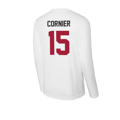 Arkansas - NCAA Women's Volleyball : Gaby Cornier - Activewear Long Sleeve T-Shirt-1