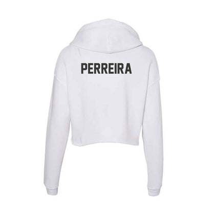 Arkansas - NCAA Women's Swimming & Diving : Isabella Perreira - Women's Crop Fleece Hoodie-1