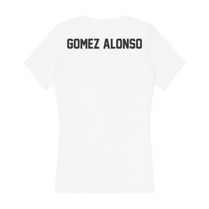 Arkansas - NCAA Women's Tennis : Carolina Gomez Alonso - Women's V-Neck T-Shirt-1