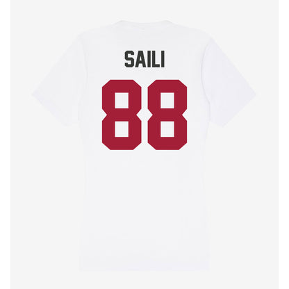 Arkansas - NCAA Football : Danny Saili - Women's V-Neck T-Shirt-1