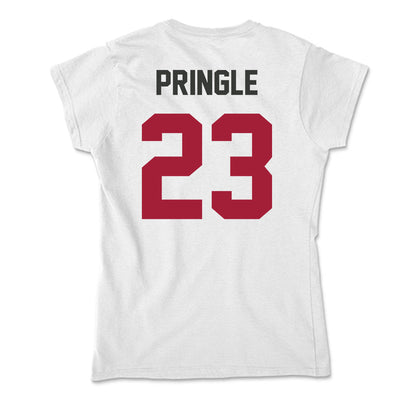 Arkansas - NCAA Men's Basketball : Nick Pringle - Soft Style Women’s T-Shirt-1