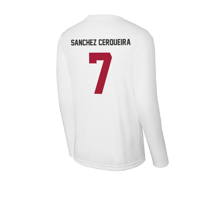 Arkansas - NCAA Women's Basketball : Cristina Sanchez Cerqueira - Activewear Long Sleeve T-Shirt-1