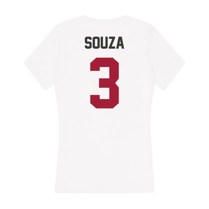 Arkansas - NCAA Baseball : Nolan Souza - Women's V-Neck T-Shirt-1