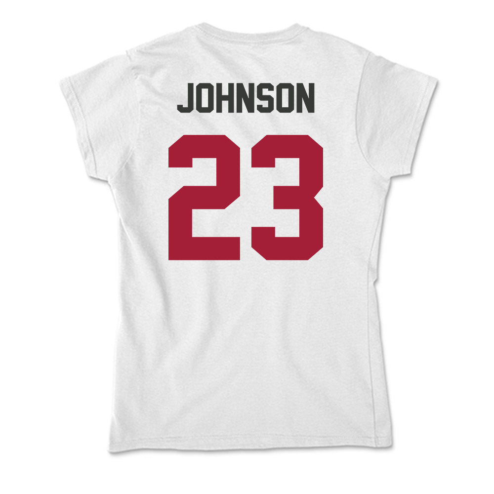 Arkansas - NCAA Softball : Reagan Johnson - Soft Style Women’s T-Shirt-1