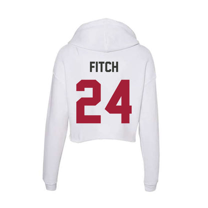 Arkansas - NCAA Women's Soccer : Vanessa Fitch - Women's Crop Fleece Hoodie-1