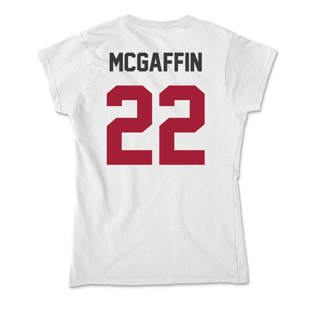 Arkansas - NCAA Softball : Nikki McGaffin - Soft Style Women’s T-Shirt-1