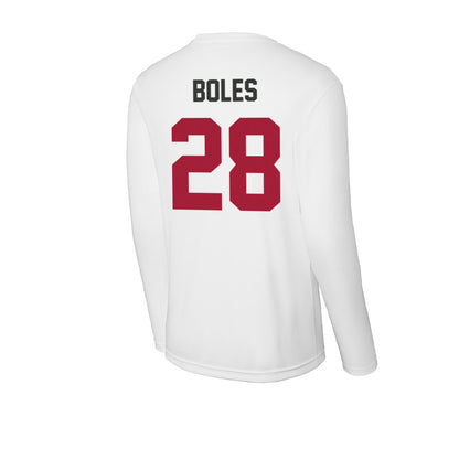 Arkansas - NCAA Baseball : Carson Boles - Activewear Long Sleeve T-Shirt