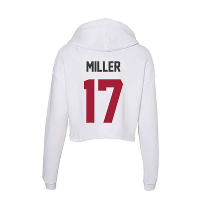 Arkansas - NCAA Softball : Kennedy Miller - Women's Crop Fleece Hoodie-1