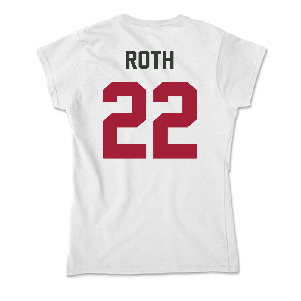 Arkansas - NCAA Women's Volleyball : Ava Roth - Soft Style Women’s T-Shirt-1