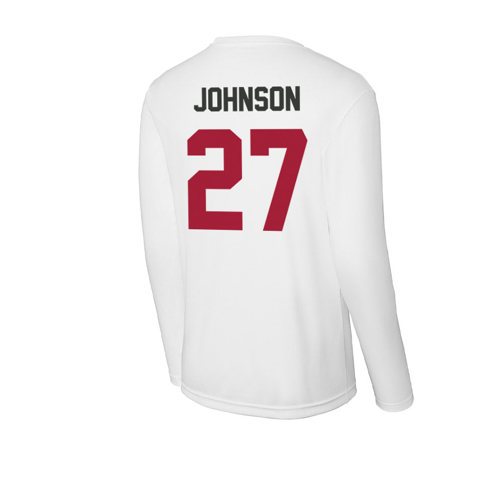 Arkansas - NCAA Football : Ahkhari Johnson - Activewear Long Sleeve T-Shirt