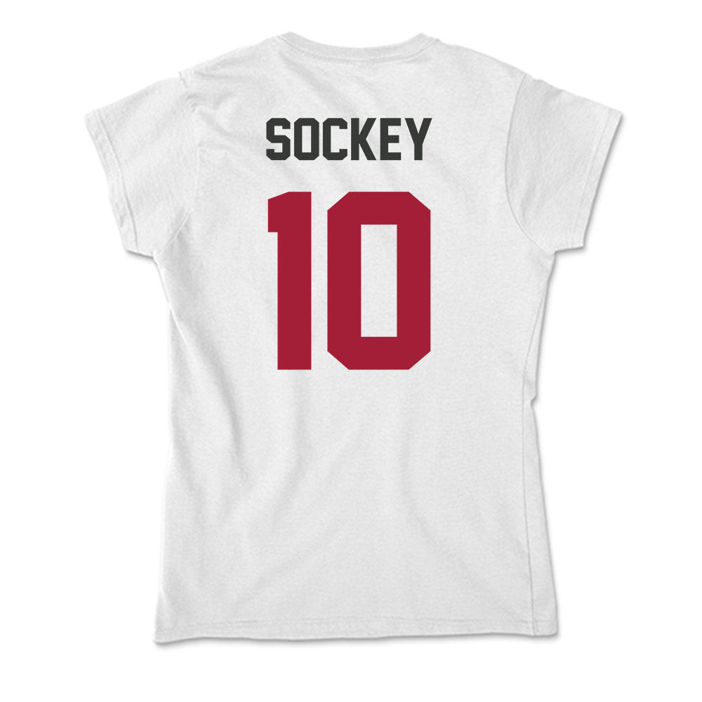 Arkansas - NCAA Softball : Ally Sockey - Soft Style Women’s T-Shirt-1