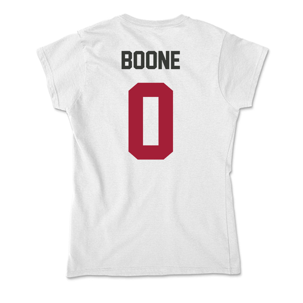 Arkansas - NCAA Football : Justus Boone - Soft Style Women’s T-Shirt-1
