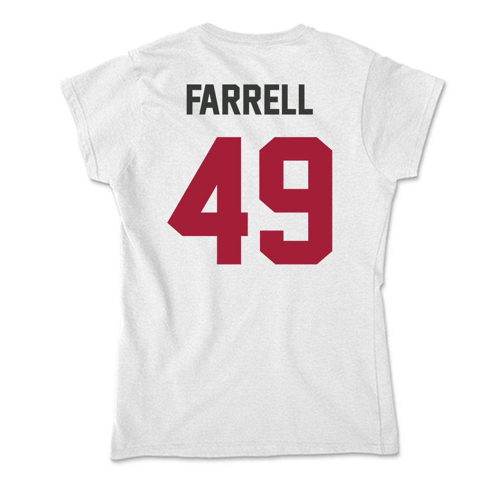 Arkansas - NCAA Baseball : Jackson Farrell - Soft Style Women’s T-Shirt-1