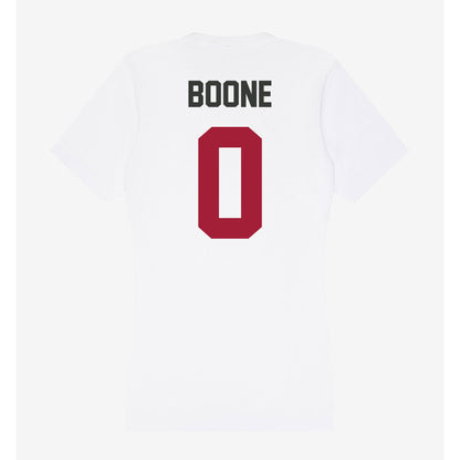 Arkansas - NCAA Football : Justus Boone - Women's V-Neck T-Shirt-1