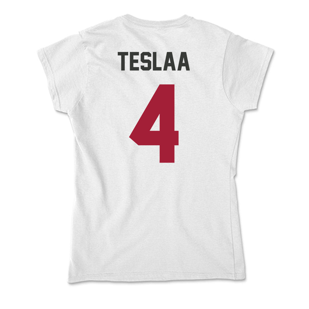 Arkansas - NCAA Football : Isaac TeSlaa - Soft Style Women’s T-Shirt-1