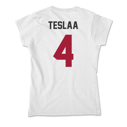 Arkansas - NCAA Football : Isaac TeSlaa - Soft Style Women’s T-Shirt-1