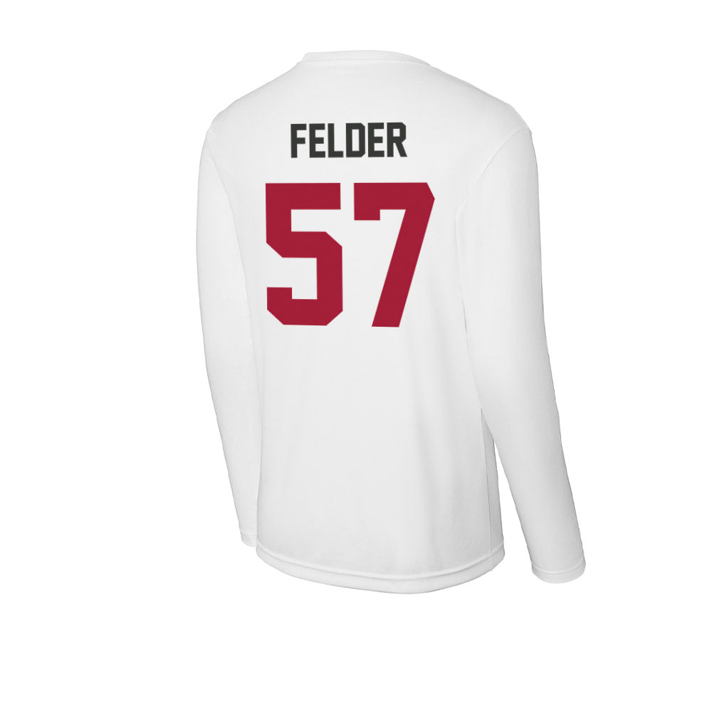 Arkansas - NCAA Baseball : Ross Felder - Activewear Long Sleeve T-Shirt-1