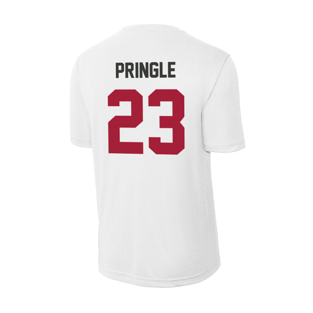 Arkansas - NCAA Men's Basketball : Nick Pringle - Activewear T-Shirt-1