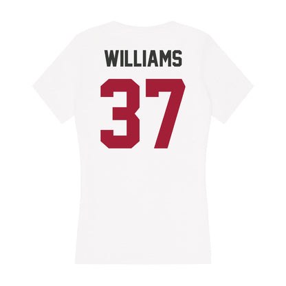 Arkansas - NCAA Baseball : Luke Williams - Women's V-Neck T-Shirt-1