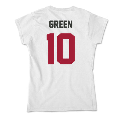 Arkansas - NCAA Football : Taylen Green - Soft Style Women’s T-Shirt-1
