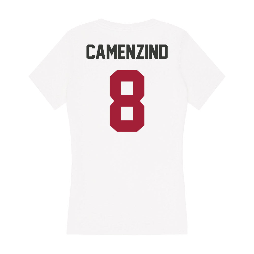 Arkansas - NCAA Softball : Lauren Camenzind - Women's V-Neck T-Shirt-1