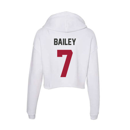 Arkansas - NCAA Women's Soccer : Erin Bailey - Women's Crop Fleece Hoodie-1