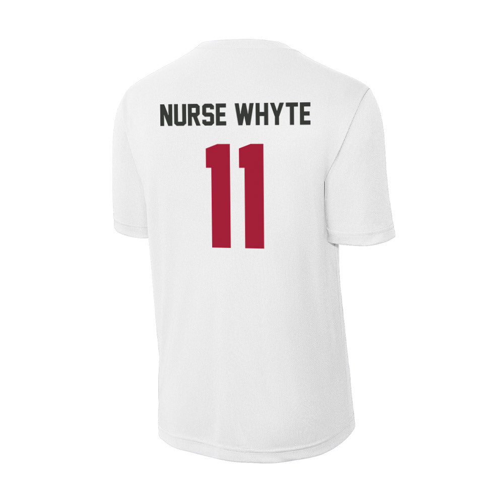Arkansas - NCAA Women's Soccer : Aniyah Nurse Whyte - Activewear T-Shirt-1